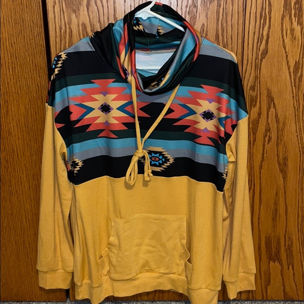 Turtle Neck Sweatshirt